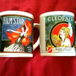 Coffee Or Tea Mugs Set Of 4 Themed Never Used